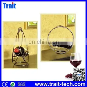 Artwork Fuuny Gold Bronze Cast Iron Tricycle Style Red Wine Rack Wine Holder thumbnail-3