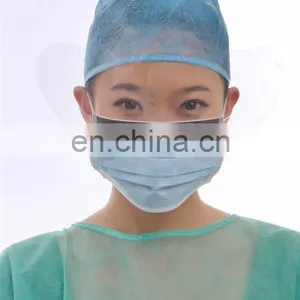 Blue Disposable Surgical Face Mask With Anti-fog Visor thumbnail-5