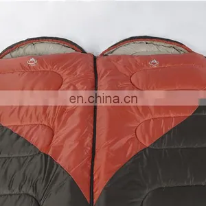 Outdoor Products Double Camping Envelope Detachable Cotton Sleeping Bag thumbnail-3