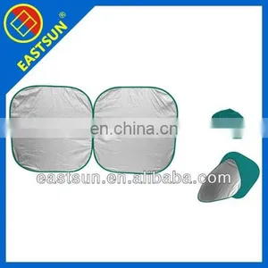 190T Front Windshield Advertising Foldable Car Sunshade thumbnail-1