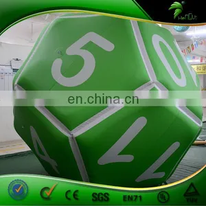 4 m Hanging Inflatable Dice Shape Balloon Inflatable Custom Polygon Ball Advertising Display PVC Decorative thumbnail-3