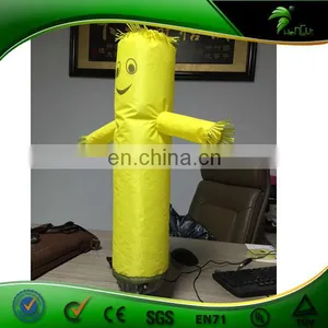 Popular Cheap Small Indoor Inflatable Air Dancer, Yellow Custom Logo Printing Attractive Mini Desktop Tube Man thumbnail-3