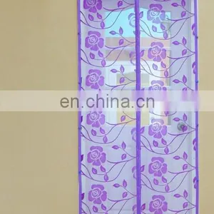 High Quality Flocking Summer Anti Mosquito Magnetic Screen Door Portiere Screen Door With Magnetic Stripe thumbnail-4