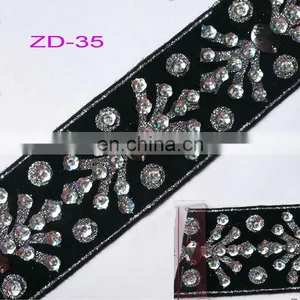 Shiny Handmade Garment Silver Trimming Braid thumbnail-1