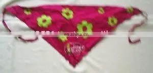 Printed Triangular Girls Bandana With String thumbnail-1