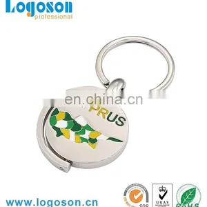 2017 Logoson Zinc Alloy Spinning Keychain thumbnail-4