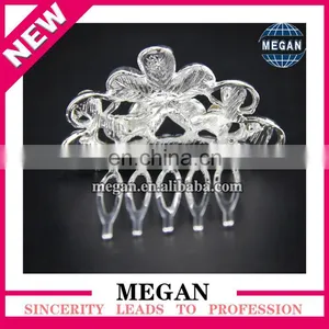 High Quality Kids Star Flower Tiaras Sweet Crown Combs thumbnail-2