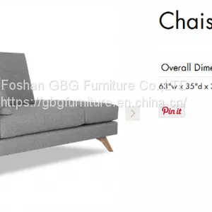 High Quality Fabric Hotel Chaise Lounge for 4/5 Star Hotel thumbnail-1