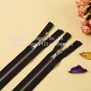 #3 #4 #5 #8 #10 Metal Brass Zipper With Y Teeth Open End thumbnail-5