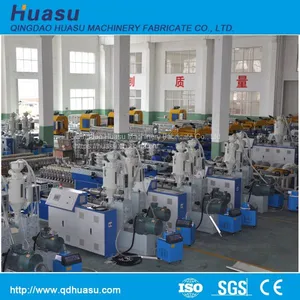 High Quality HDPE Single Wall Corrugated Pipe Extrusion Line Machinery thumbnail-2