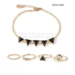 Chain HC06-12808， Metal Alloy Bracelets,Stainless Steel Bracelets，Chain thumbnail-3