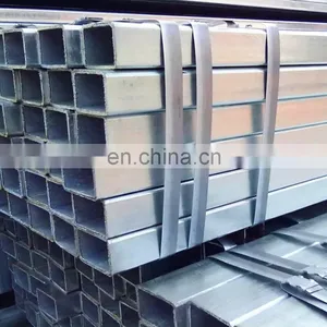 100*100 Galvanized Steel Square Tube Tubing / Hollow Section Steel Pipe thumbnail-7