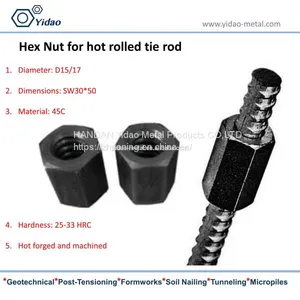 15/16mm Tie Rod for Formwork System Tie Back Post Tensioning Bar thumbnail-1