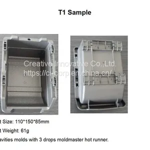 Electronic Precision Plastic Enclosure, Plastic Cover Molds, Injection Molding Housing thumbnail-2