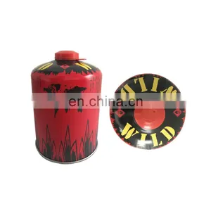 China Screw Valve Butane Gas Cartridge 450g and Tin Aerosol Can 450g thumbnail-3