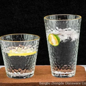 300ml 360ml Hammer Pattern Cup Hammered Glasses Mug thumbnail-1