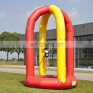 Professional Inflatable Kids Bungee Jumping Trampoline Bouncer For Sale thumbnail-3