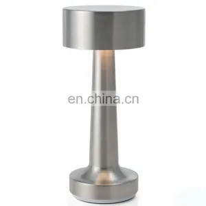 Artificial Intelligent Aluminum Decoration Dimmable by Touch Wireless Metal Table Modern Lamps thumbnail-2