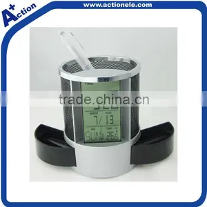 Penholder Alarm Digital Table Clcok With LED Backlight thumbnail-1
