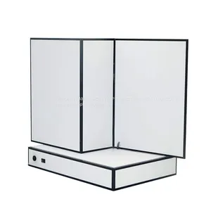 Acrylic Makeup Organizer Perfume Display Rack Cosmetic Advertising LED Display Stand 7454 2021 07 thumbnail-3