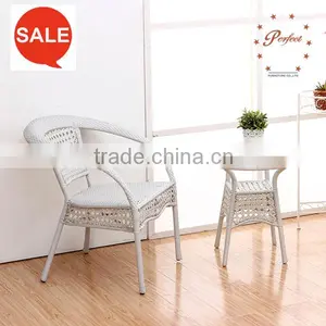 Outdoor PE Rattan Patio Furniture Round Table With Armchair ZG-16 thumbnail-5