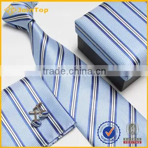 Gift Box 100% Silk Ties Men's Ties Plaid Stripe Necktie Wholesale thumbnail-1