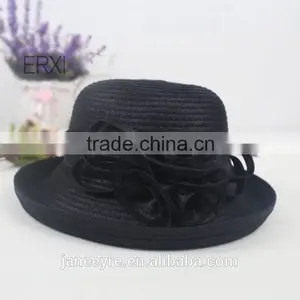 2015 Fashion Style Women's Red Chuch Straw Hat Cheap thumbnail-6