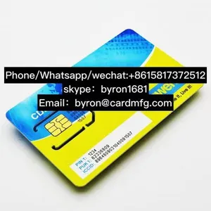 GSM SIM Card CDMA Uim Card GSM SIM Card for Telecom/ Operators 64K/128K/256K 6pin thumbnail-2