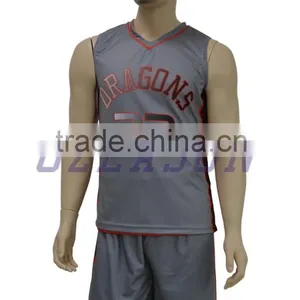Custom College Team Basketball Uniforms Dye Sublimated Basketball Jersey/uniform Reversible thumbnail-5