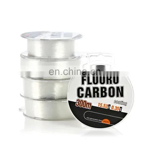 New Transparent Nylon Fishing Line 300m Strong Pull Fluorocarbon Fishing Line thumbnail-1