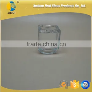 40ml Popular Square Shape Clear Glass Wishing Bottle thumbnail-6