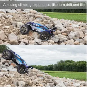 JLBRACINGRC Super Fast 1/10 Scale Cheetah RC Car, 100 KM/H 4WD 2.4GHZ RC Truck 4x4 Off Road RTR Monster Truck IPX7 Waterproof RTR Brushless Electric Remote Control Truck for Adults thumbnail-5