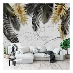 Interior 3D Designs Wall Murals Home Mural Wallpaper Decor Background Wall Drop Ship thumbnail-4