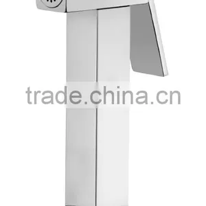 Brass Square Shattaf / Brass Chrome Finished Square Hand Hold Bidet Sprayer/ Chrome Finished Brass Square Shattaf thumbnail-1