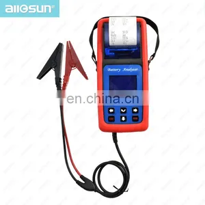 Allosun VAT-580 Car Battery Analyzer Automotive Diagnosis Tool With Printer Crank Motor Test Alternator Test CCA DIN ICE EN JIS thumbnail-1