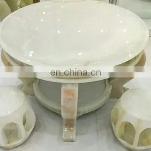 Cheap Price Onyx in Afghanistan Onyx Dinning Table Top thumbnail-5