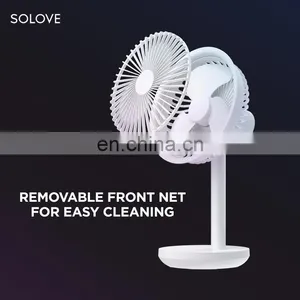 Xiaomi Desktop Fan 60 Degree Shaking Head Height Wind Speed Adjustable 4000mAh Type-C Chargeable Light Portable Fan SOLOVE Make thumbnail-3