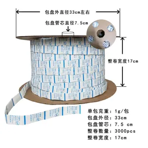 Silica Gel Sachet 1g in Roll Desiccant Manufacturers Directly Supply Packet Desiccant thumbnail-4