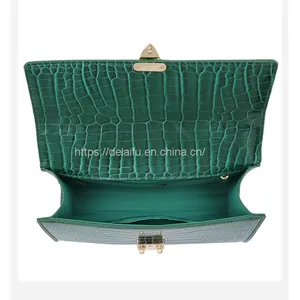 Factory Wholesale Middle-east Hot-selling Alligator Print Handbag for Ladies thumbnail-5