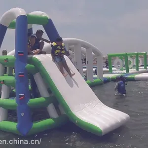 kk Inflatable Water Sport Game in Lake Park Sea Park Water Slide Climbing Iceberg thumbnail-1