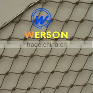 Diamond Rope Mesh and Ferrule Mesh,anti Bird Mesh,stainless Steel Wire Rope Mesh for Staircase | Generalmesh thumbnail-2