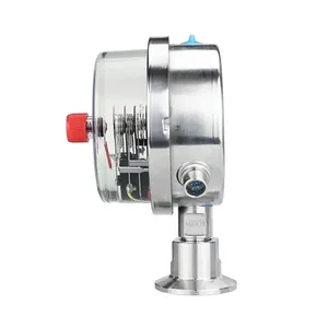 Electric Contact Diaphragm Pressure Gauge Customized Support OEM Factory in China thumbnail-3