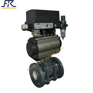 Pneumatic O Type Ceramic Lined Ball Valve FRQ641TC thumbnail-1