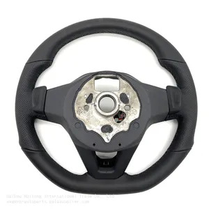 For VW Passat B8 Golf MK7 MK8 Tiguan MK2 MultiFunction Leather Steering Wheel With ACC Heated Shift Paddling thumbnail-2