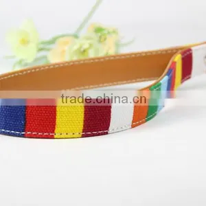 Rainbow Color Small MOQ PU Leather Dog Leash Wholesale thumbnail-3