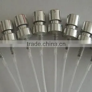 Shiny Silver Aluminum Mist Sprayer for Perfume Bottle thumbnail-1