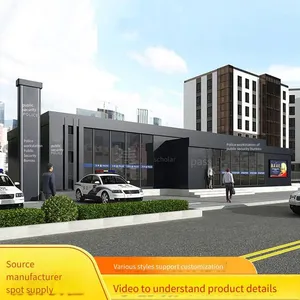 Large Police Duty Workstation, Police Duty Booth, Traffic Command Booth, Prefabricated Police Station, Highway Toll Service Booth thumbnail-5