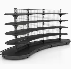 Factory Direct Sell Display Gondola Shelf Cold-Rolled Steel Rack Supermarket Shelf thumbnail-4