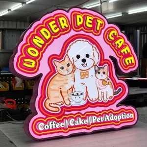 Electrical Shop Luminous Names Board Designs Outdoor Led Light Box Sign 3d Signboard Custom Led Brand Advertising Decoration thumbnail-5