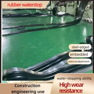 Natural Rubber U-type Removable Waterstop Easy Maintenance For Sewage Tank Joint thumbnail-5